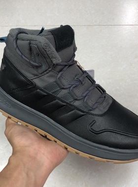 阿迪达斯 NEO FUSION STORM 男女高帮加绒保暖休闲鞋EE9706EE9709