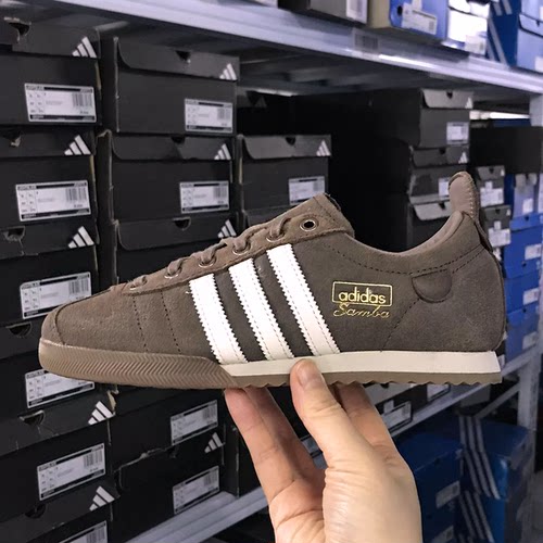 Adidas/三叶草 SAMBA 62 男女经典百搭德训鞋运动休闲T头鞋JS3836