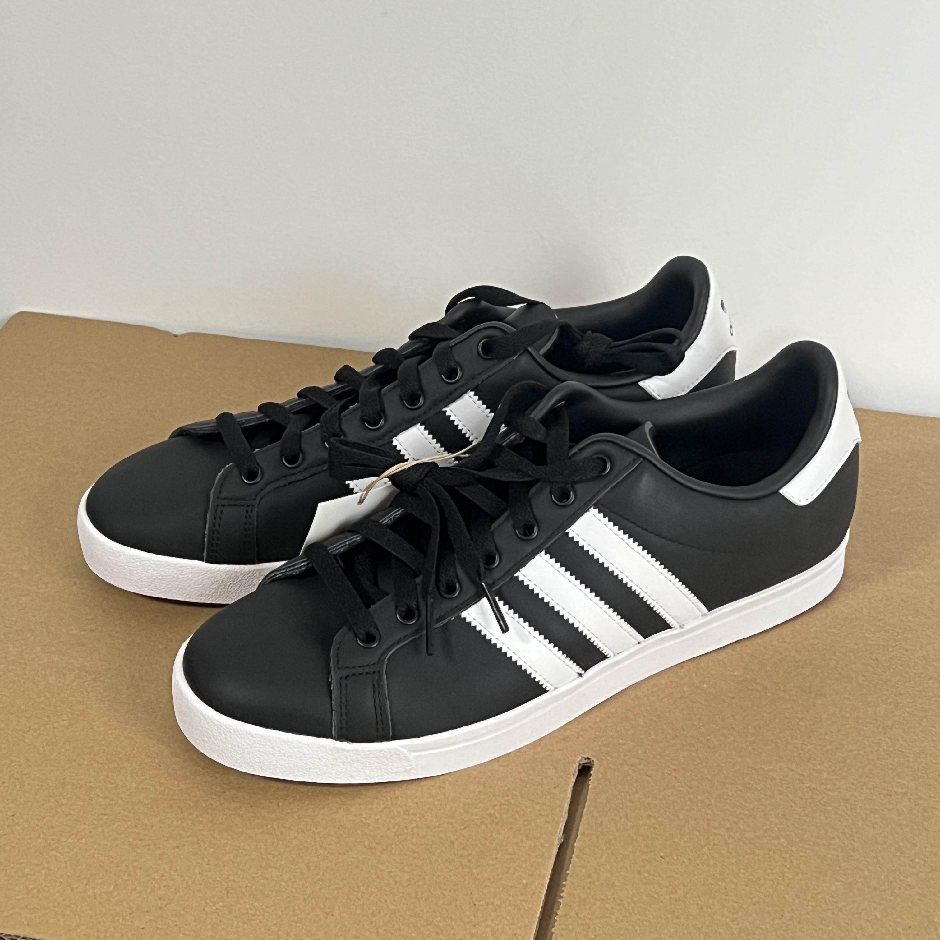 阿迪达斯adidas三叶草男款经典复古运动休闲皮质板鞋小白鞋EE8901