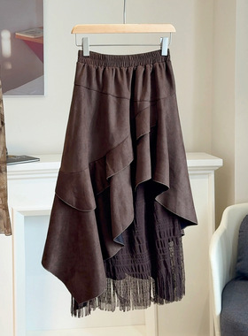 黑色rdquo朋克dazzlin皮带新款拉德2025FW小姐山本耀司蓬蓬裙yb