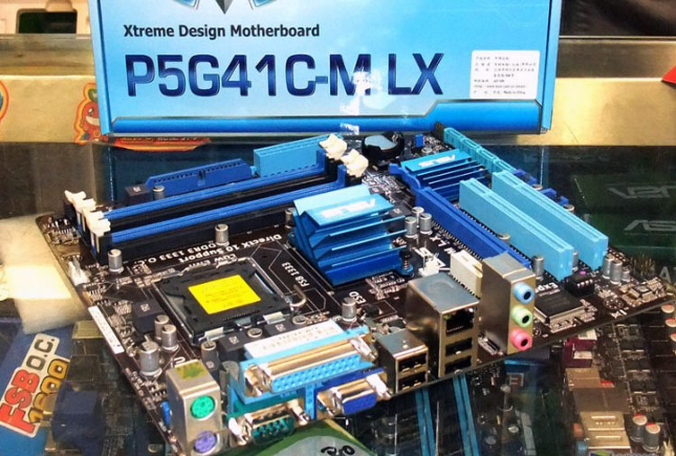 P5G41C-M LX华硕LGA775主板DDR2及DDR2双内存台式机主板英特尔