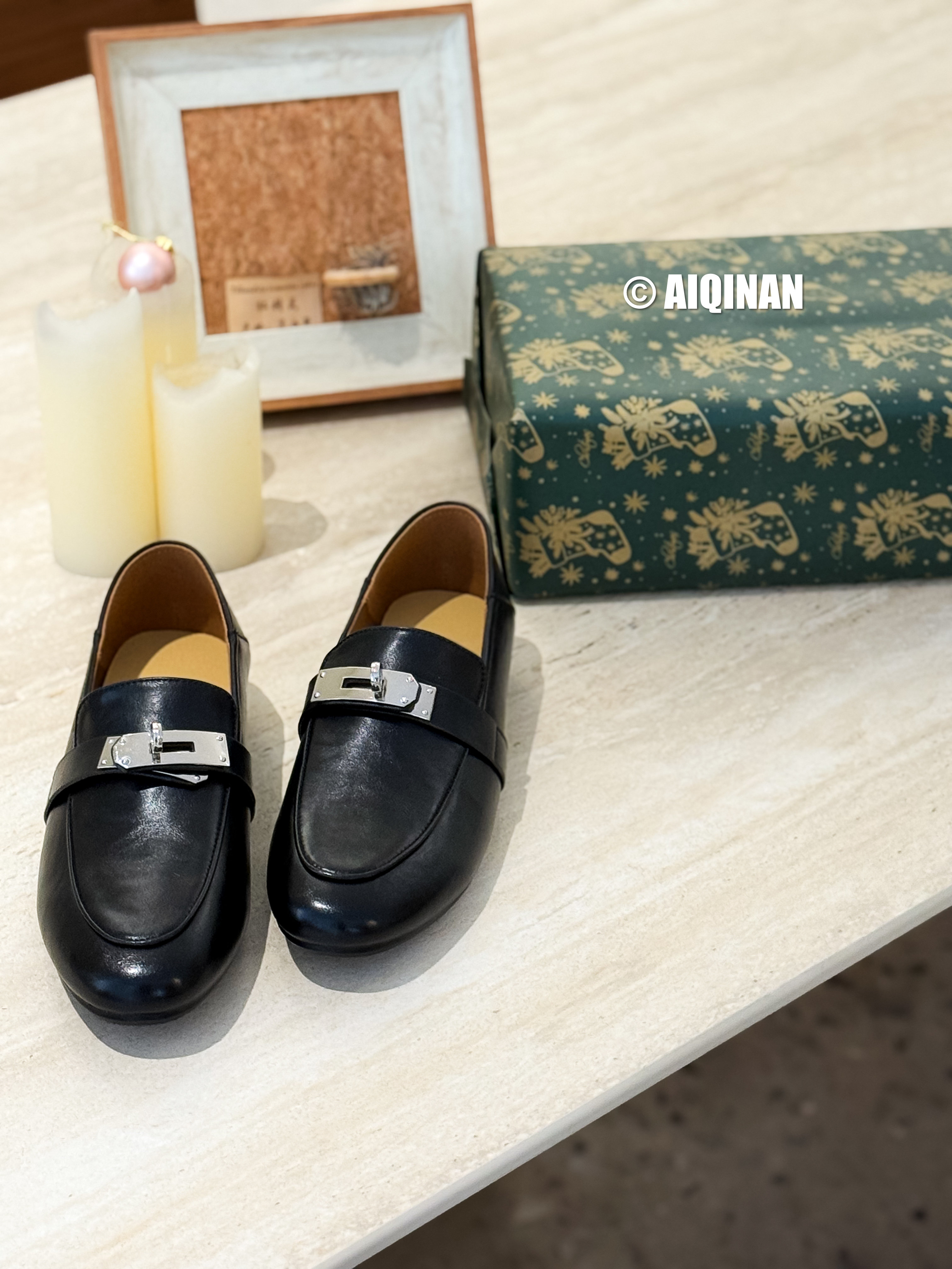 2026新款真皮厚底乐福鞋女百搭增高休闲时装鞋豆豆鞋英伦风潮学生,女鞋,乐福鞋（豆豆鞋）,淘宝优惠券,粉丝福利购,淘宝优惠卷