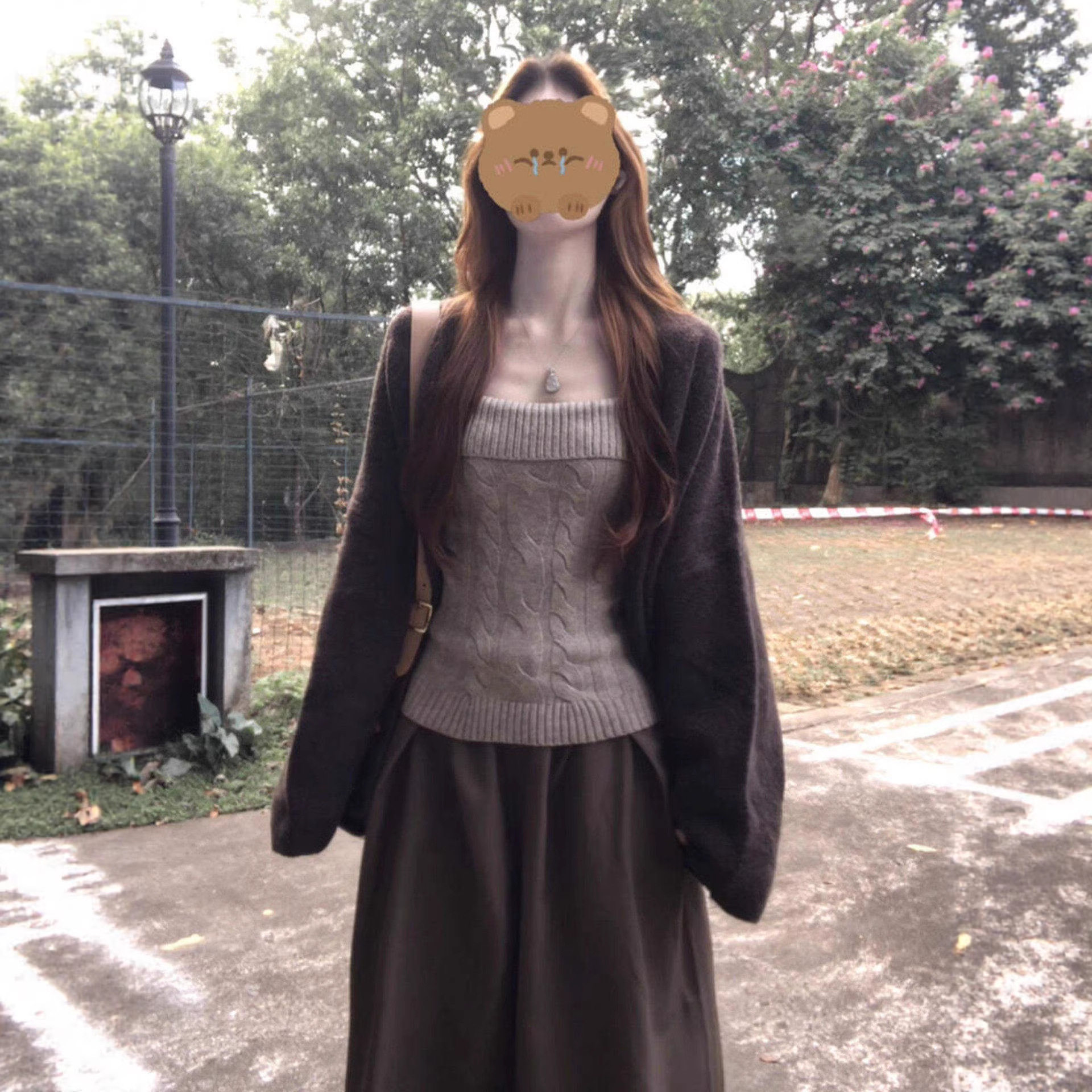 慵懒高级感毛衣套装女2026春季新款韩系冷淡两件套春装针织衫上衣