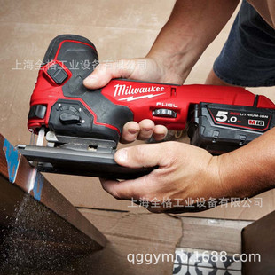 美沃奇Milwaukee充电式曲线锯多功能M18FBJS无刷单手持切割机
