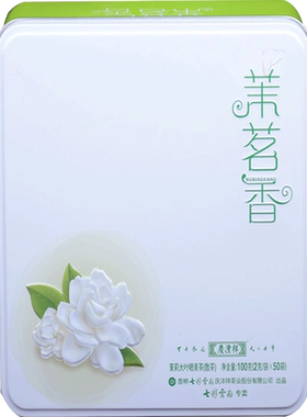 七彩云南 庆沣祥茉莉花普洱茶生茶 茉茗香普洱茶散茶100g/盒