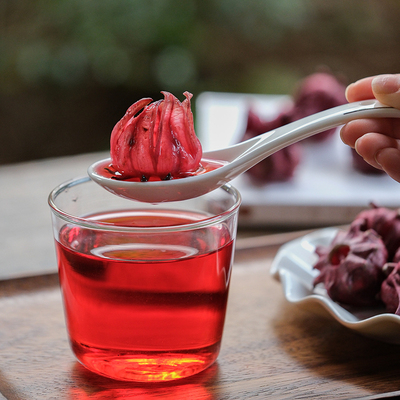 乐作丨冻干玫瑰茄 云南高山洛神花干花茶 花果茶 瓶装20克