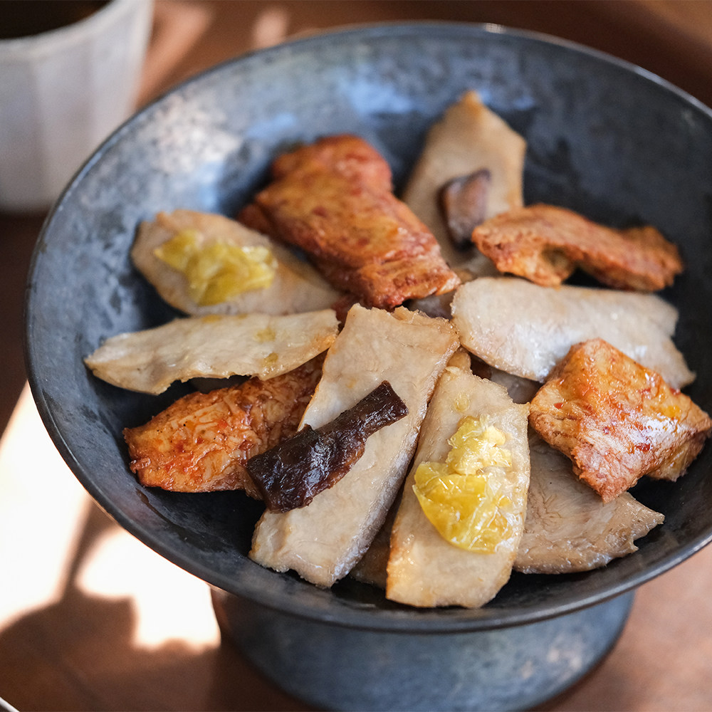 乐作 | 手撕素肉豆干 口感醇厚有嚼劲  原味菌香山椒麻辣独立包装