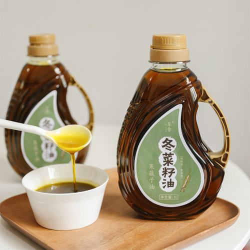 乐作｜云南冬菜籽油 莱菔籽油 味醇香 色自然 物理压榨油