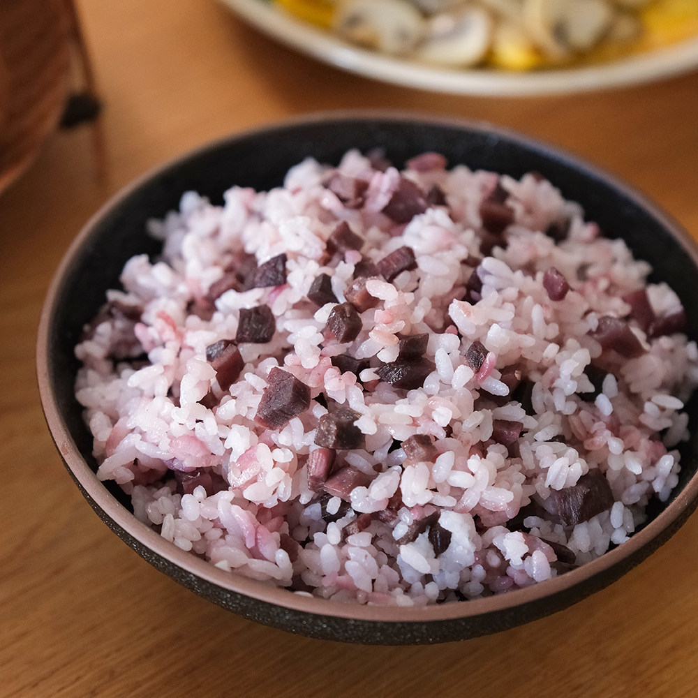 乐作 | 云南高原紫薯丁/汀甜薯丁原色原味熟制焖饭煮粥打豆浆辅食