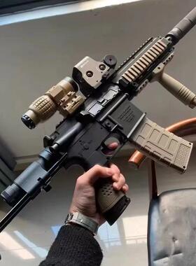 J13冲锋枪HK416C十三代突击步枪吃鸡冲锋枪成人男孩玩具枪416战术