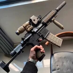 J13冲锋枪HK416C十三代突击步枪吃鸡冲锋枪成人男孩玩具枪416战术