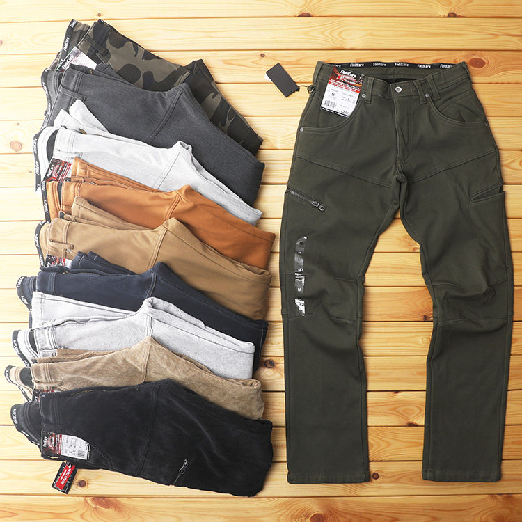 超值外贸日单秋冬保暖加绒加厚工装裤男弹力多口袋长裤多色牛仔裤