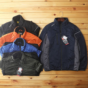 超值外贸日单弹力复合面料防风防雨秋冬棉服男士工装夹克外套保暖