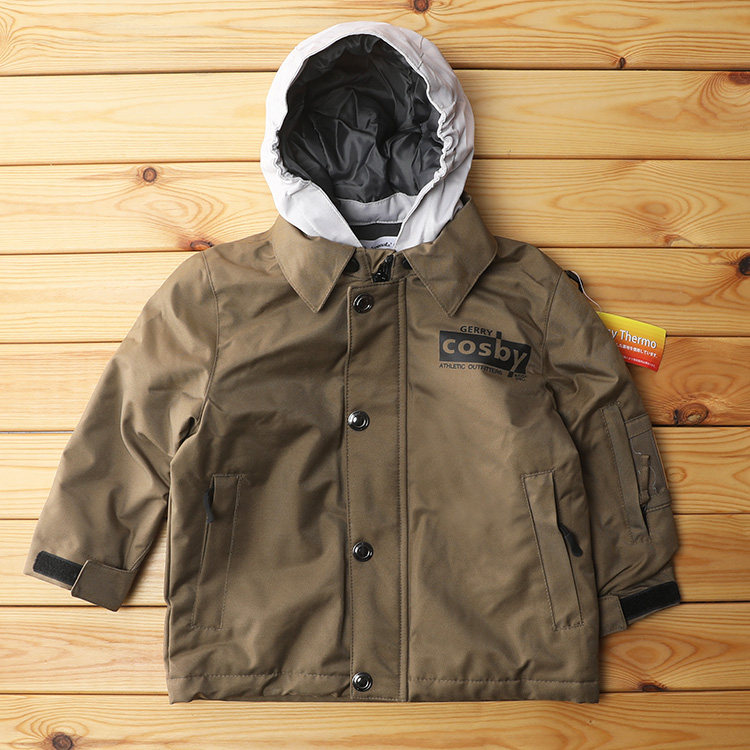 外贸日单童款保暖滑雪服防风防雨