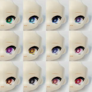 【吵:宇宙虹膜】追人眼玻璃眼片BJD娃娃眼珠ob11眼睛配件基础款