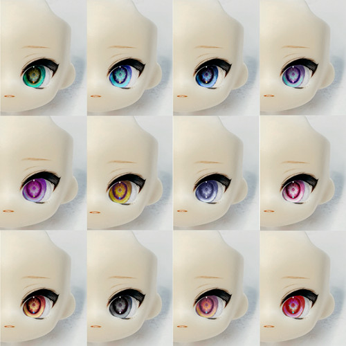 【吵：宇宙虹膜】追人眼玻璃眼片BJD娃娃眼珠ob11眼睛配件基础款