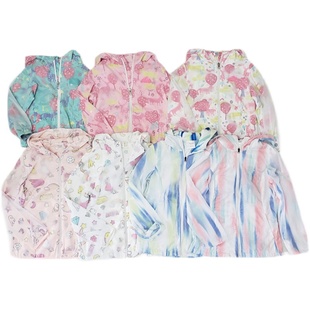 100 拉链衫 165码 女童彩虹独角兽春秋款 风衣外套 运动时尚 特清款