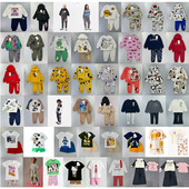 公主娃娃童装 女童春秋季 儿童时尚 卫衣裤 5外单套装 子两件套装 新款