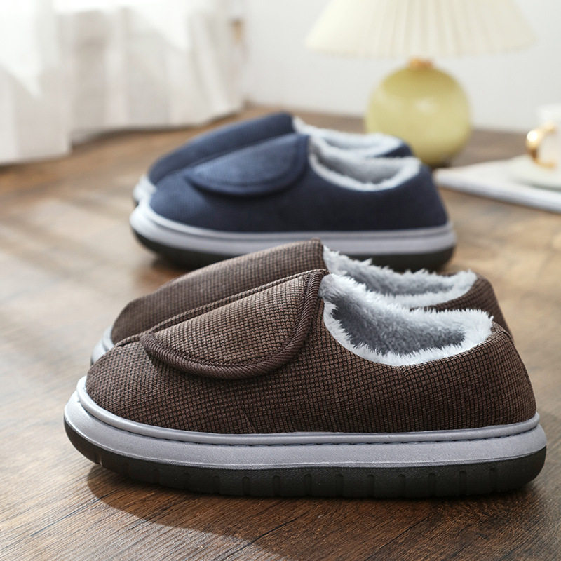 糖足脚臃肿鞋大开口保暖棉拖鞋男女防滑室内外穿老人棉鞋冬季,女鞋,棉鞋,淘宝优惠券,粉丝福利购,淘宝优惠卷