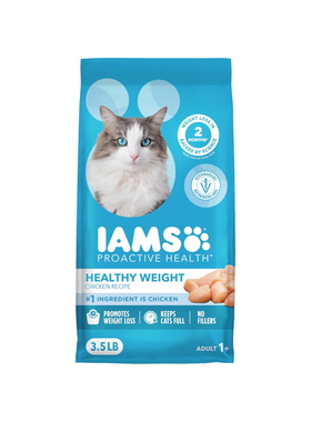 美国直邮IAMS Proactive Health Adult Dry Cat Food健康体重猫粮