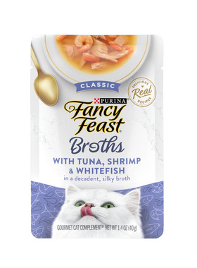 美国直邮 Purina Fancy Feast Wet Cat Food优质湿猫食品补剂16包