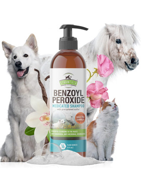 美国直邮Strawfield Pets Benzoyl Peroxide Medicated猫狗洗发水