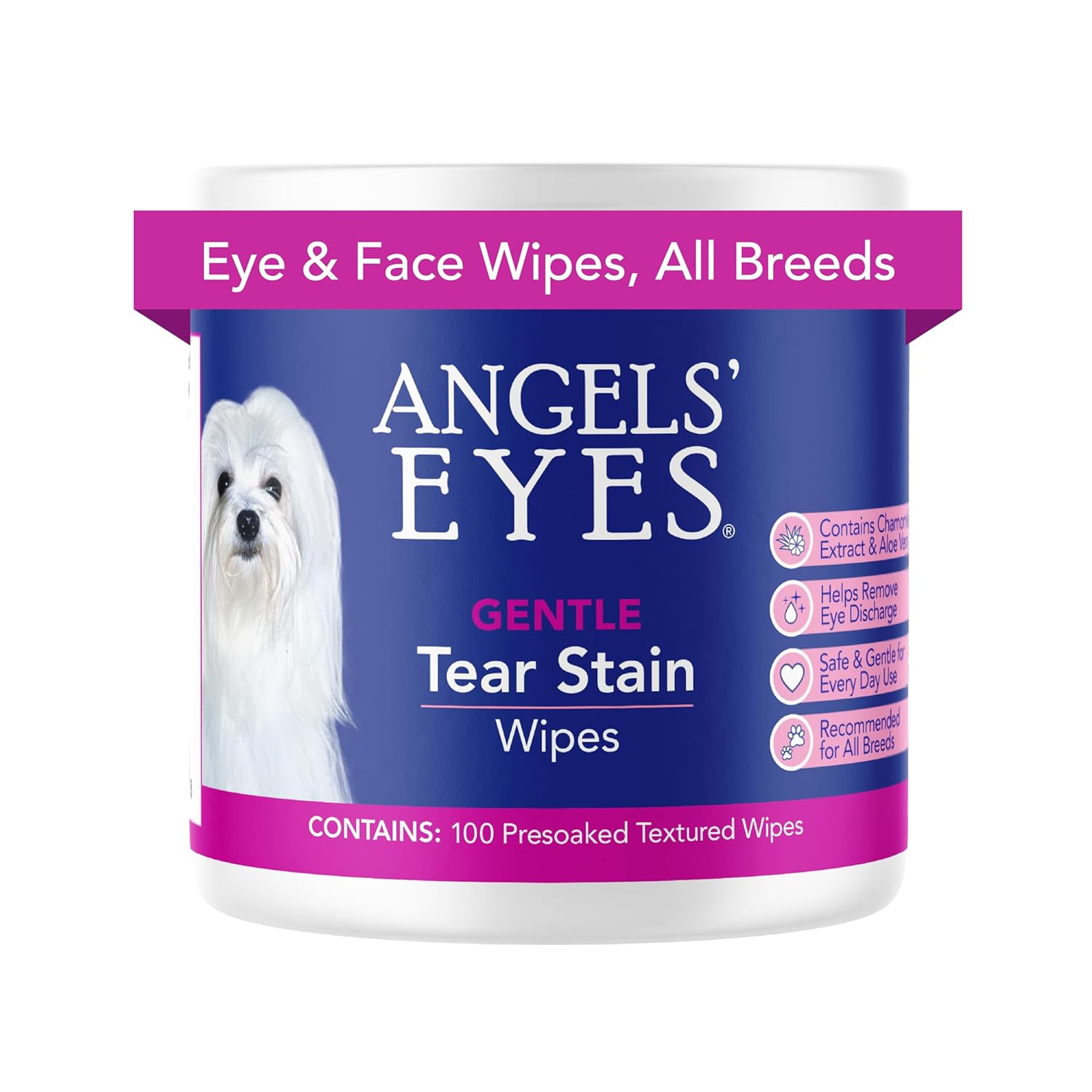 ANGELS'EYES温和宠物眼部湿巾