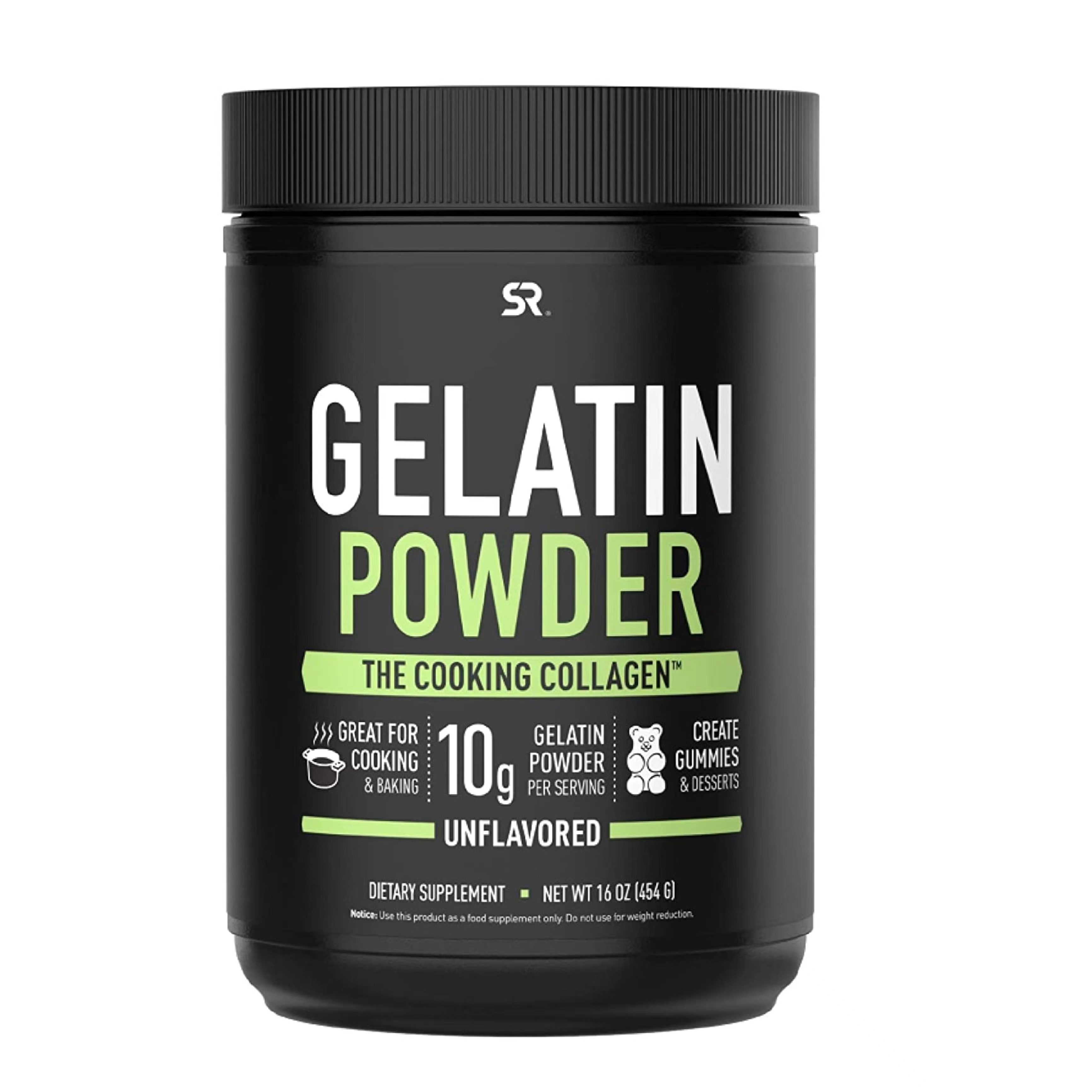美国直邮Sports Gelatin Powder草饲明胶胶原蛋白粉生酮 甜品烘焙