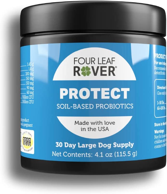 美国直邮 Four Leaf Rover Protect为狗提供土壤益生菌食物益生素