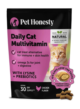 美国直邮 Pet Honesty Cat Multivitamin Chews 猫复合维生素咀嚼