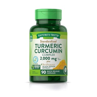 美国直邮Nature's Truth Turmeric Curcumin Capsules姜黄素胶囊