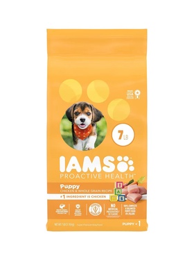 美国直邮 IAMS Smart Puppy Dry Dog Food 小狗干狗粮配真鸡肉