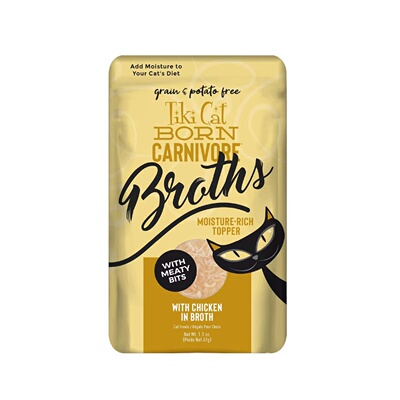 美国直邮 Tiki Cat Born Carnivore Broths 猫生食肉动物肉汤零食