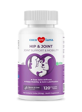 美国直邮Coco and Luna Joint Support forDog氨基葡萄糖狗用补剂