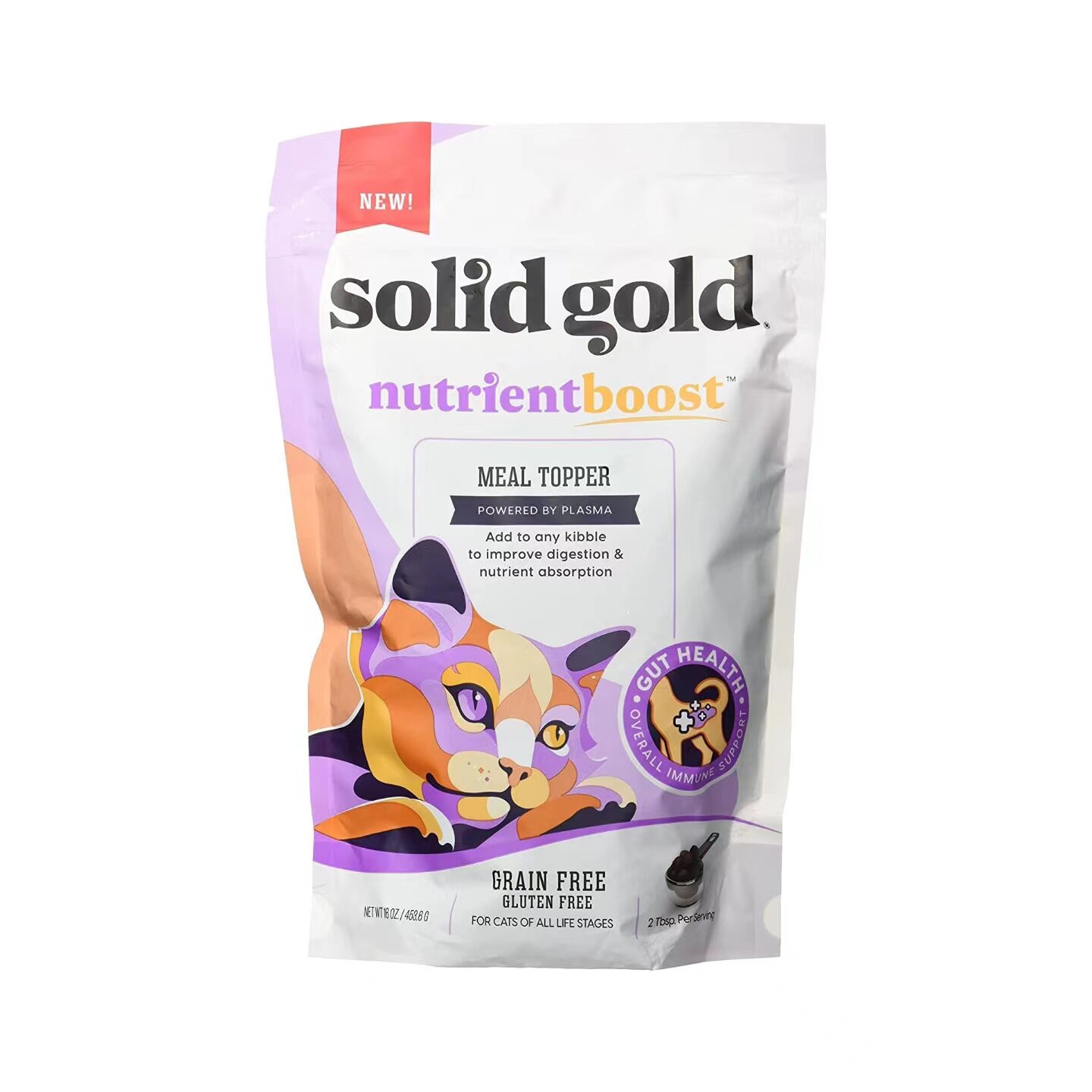 美国直邮 Solid Gold NutrientBoost Meal Topper 猫粮浇头零食