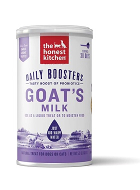 美国直邮 The Honest Kitchen Goat's Milk 猫狗用益生菌速溶羊奶