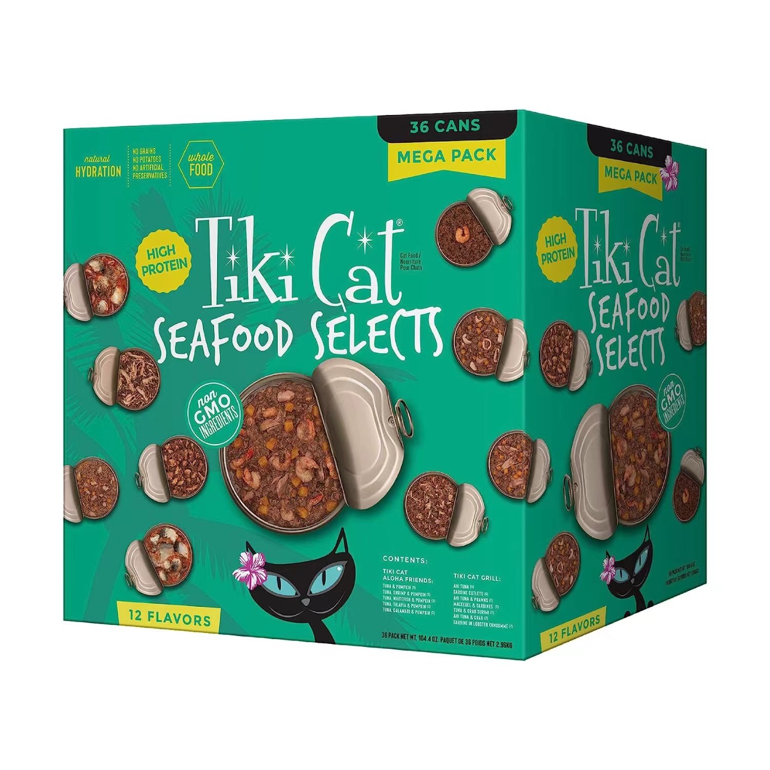 美国直邮 Tiki Cat Favorites Cat Wet Food 全食物湿猫粮高蛋白