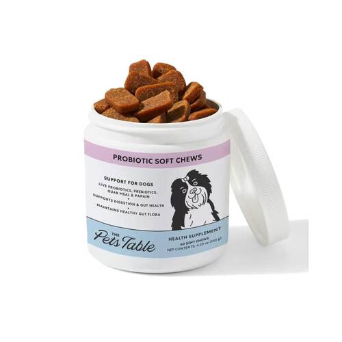 美国直邮The Pets Table Probiotic Soft Chews 狗益生菌咀嚼补剂