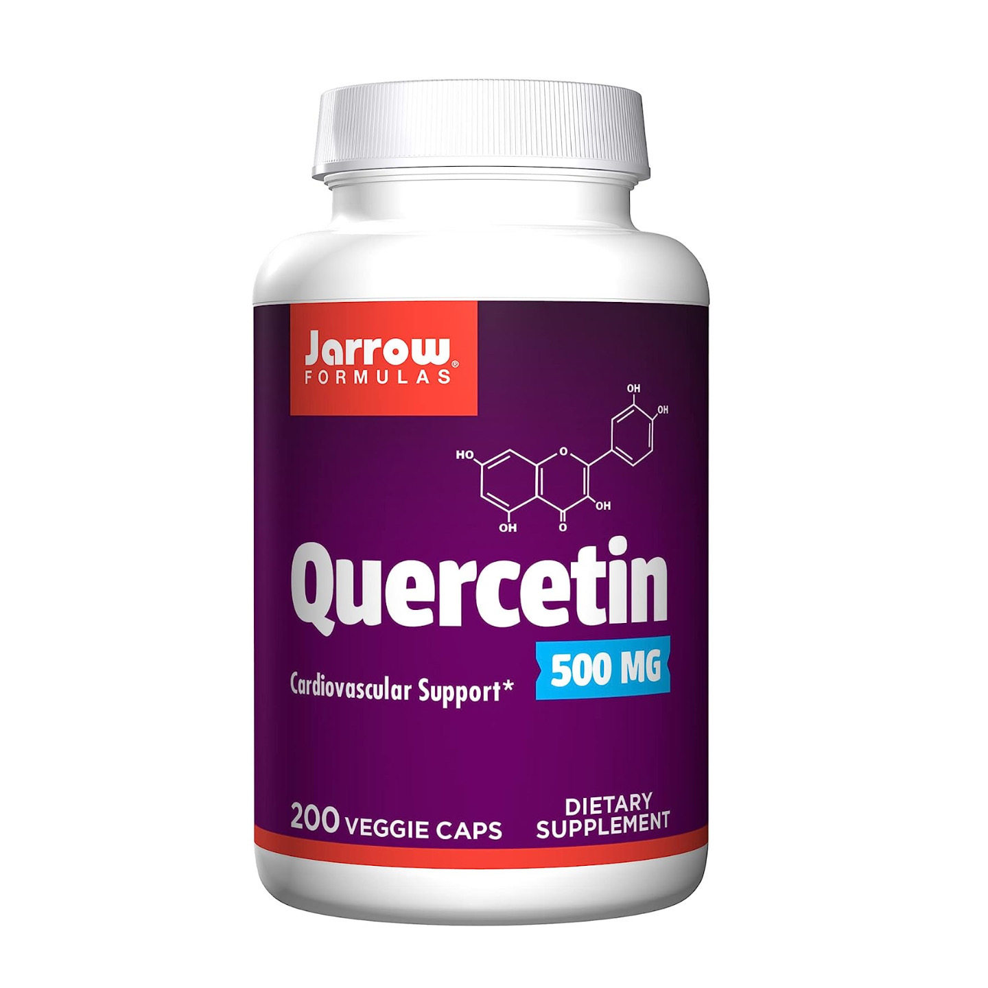 美国直邮Jarrow Formulas Quercetin 500 mg槲皮素生物类黄酮补剂