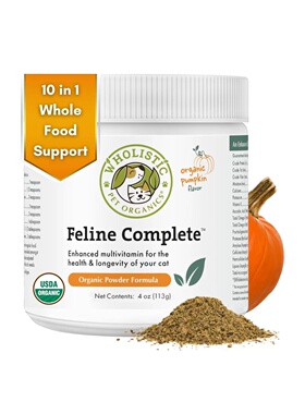 美国直邮 Wholistic Pet Organics Feline Complete 猫多种维生素