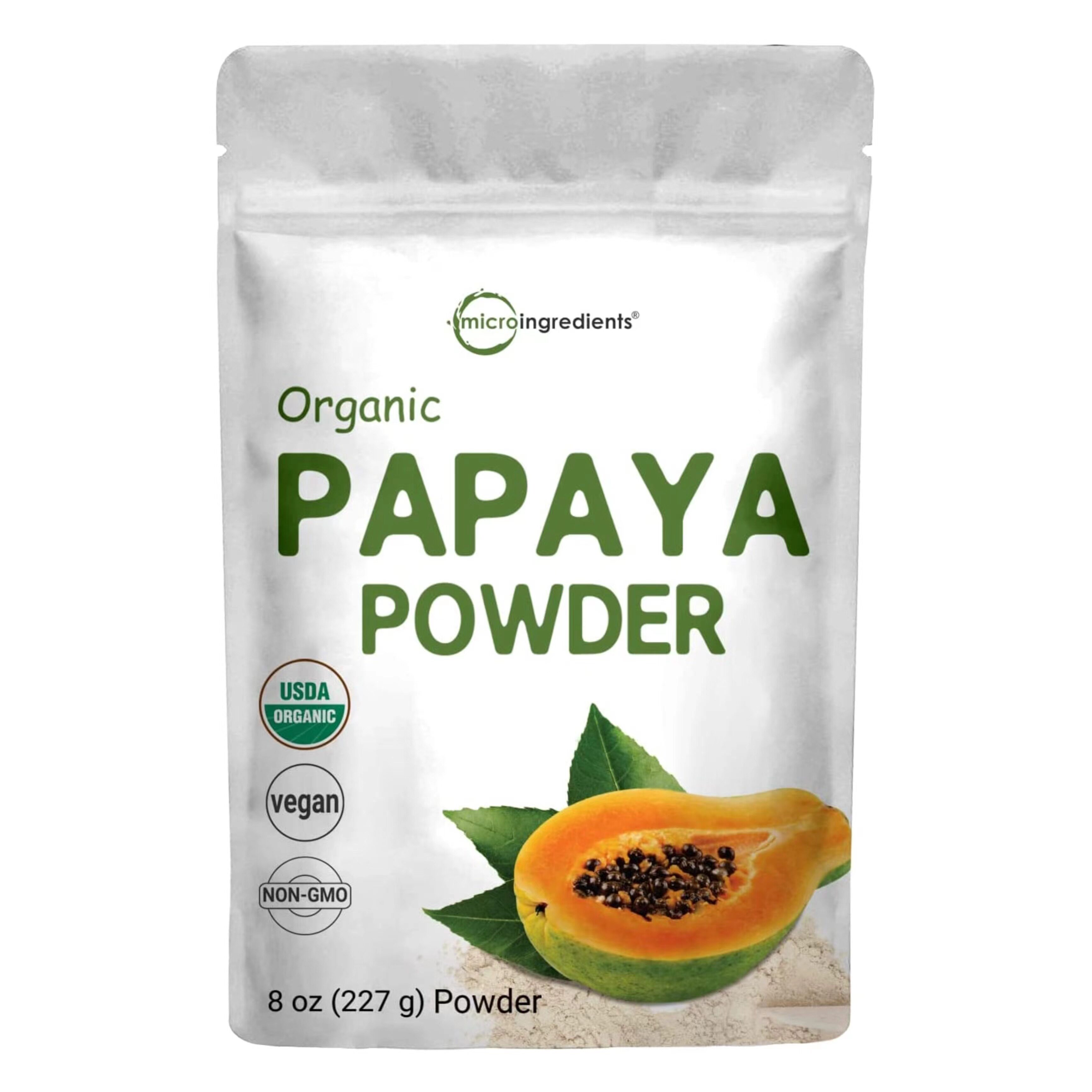美国直邮MicroIngredients  Papaya Fruit Powder有机冻干木瓜果