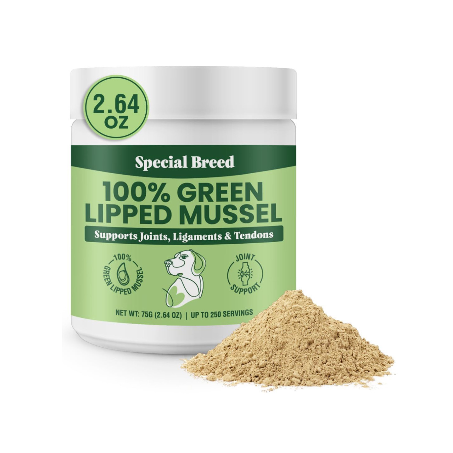 美国直邮Special Breed Green Lipped Mussels猫狗新西兰绿唇贻贝