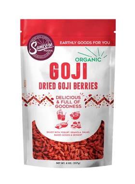 美国直邮 Suncore Foods Organic Dried Goji Berries 有机干枸杞