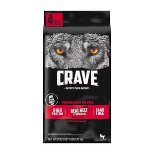 CRAVE Food Adult Dog 营养无谷物高蛋白成年干狗粮 Dry 美国直邮