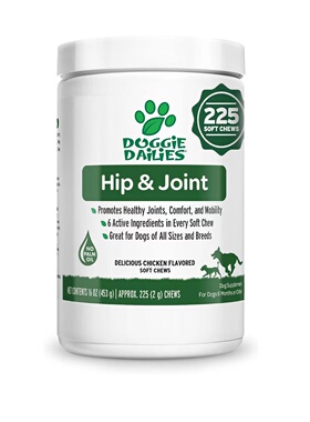 美国直邮 Doggie Dailies Glucosamine for Dogs 氨基葡萄糖狗用