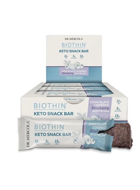 美国直邮 Dr. Mercola Biothin Keto Snack Bars 生酮营养能量棒