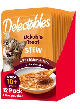美国直邮 Hartz Delectables Stew Wet Cat Treats营养可舔湿猫粮