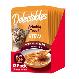 美国直邮 Hartz Delectables Stew Wet Cat Treats营养可舔湿猫粮