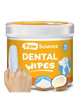 美国直邮Paw Science Dog Teeth Cleaning Wipes猫狗牙齿清洁湿巾