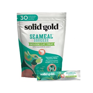 美国直邮 Solid Gold Lickable Cat Treats 可挤压可舔食美味猫粮